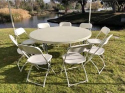 Round Folding Table